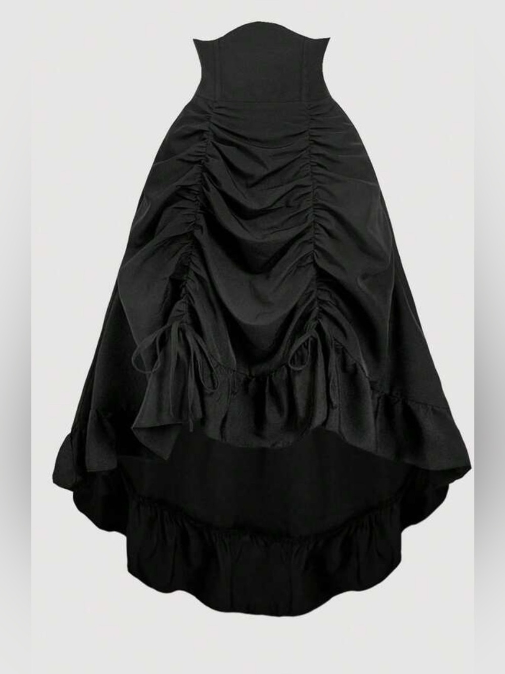 Classic,costume,Maxi Skirt with Ruffle Hem